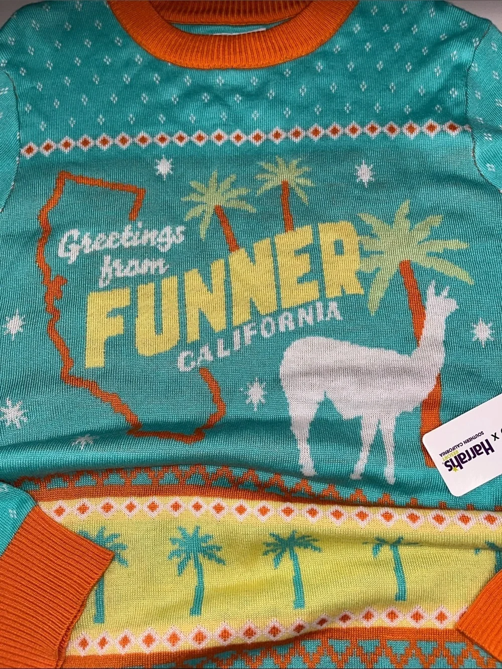 Tipsy Elves Teal and Orange 